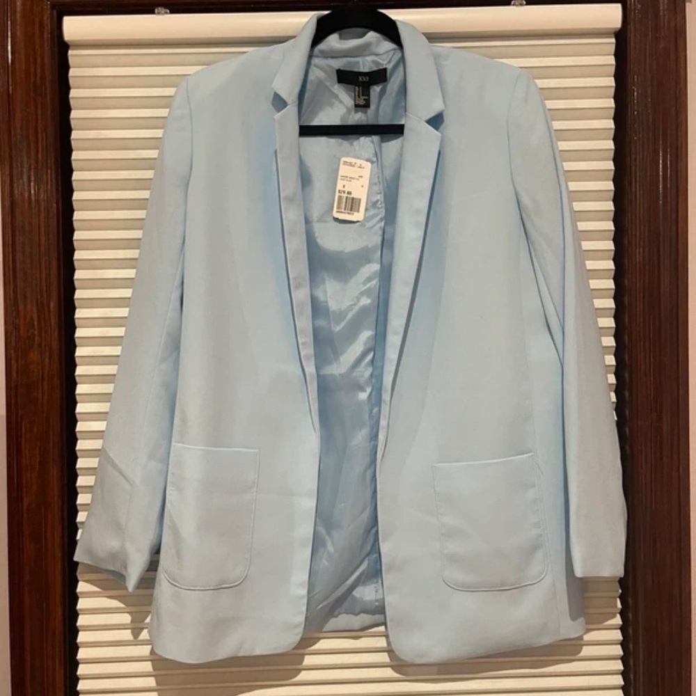 Forever 21 Light Blue Blazer